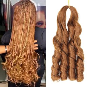 Spiral wave crochet braids