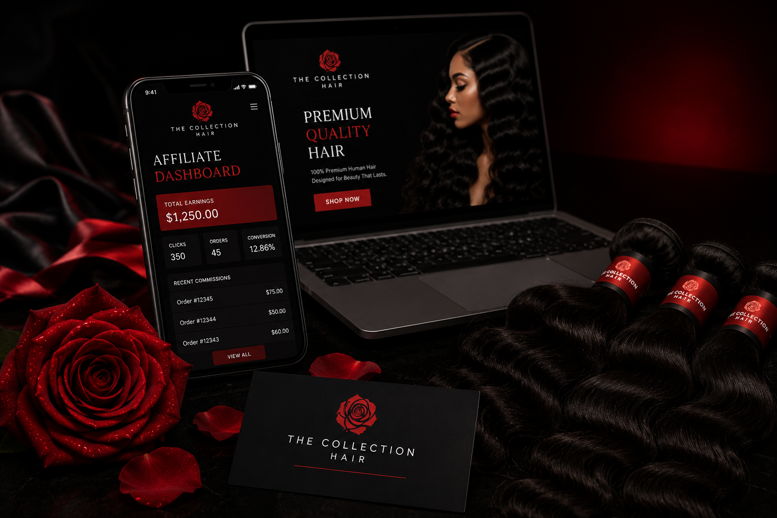 The Collection Hair Website Program
