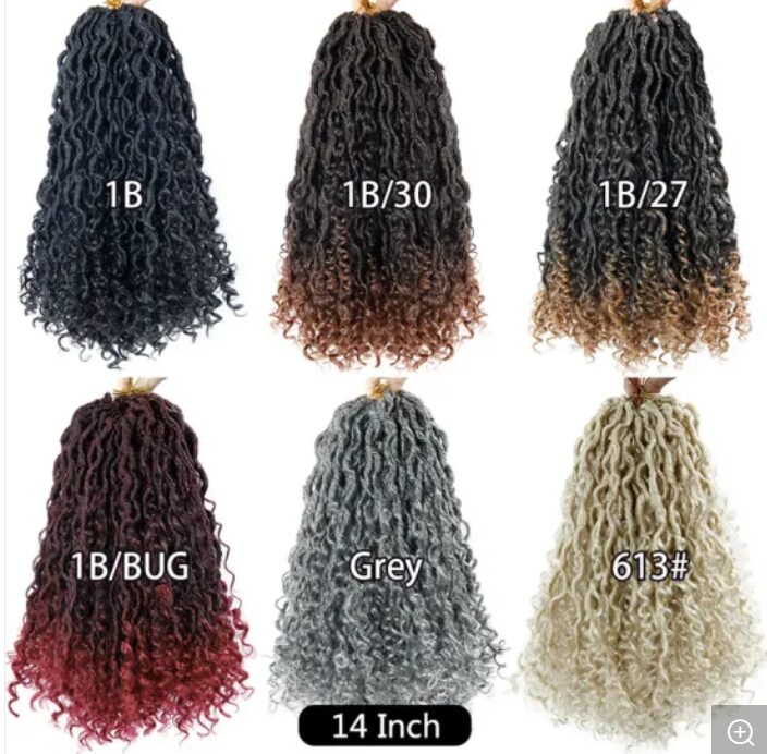 Pre-looped river goddess crochet braids - Image 3