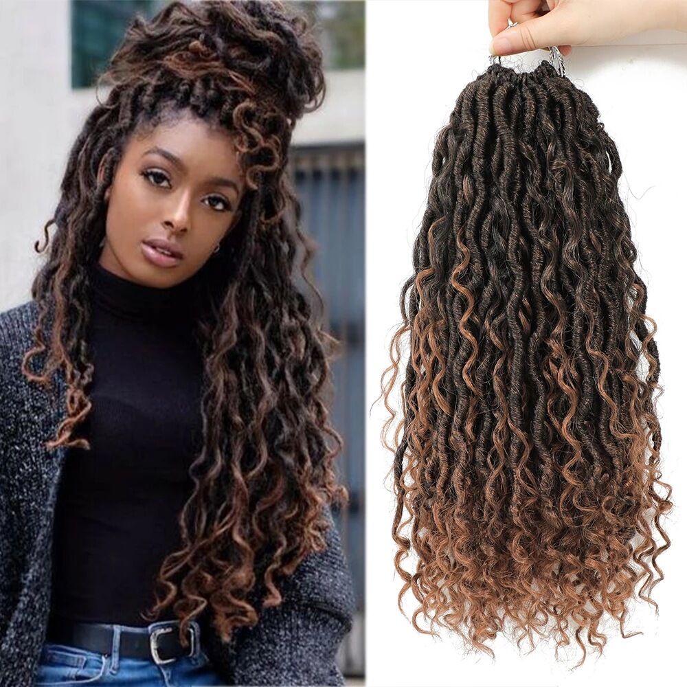 Pre-looped river goddess crochet braids