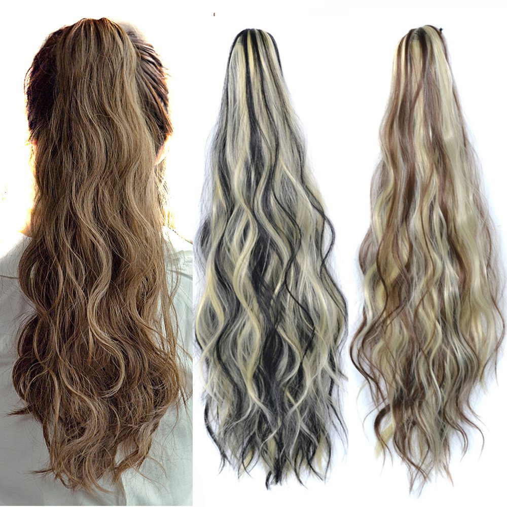 kinky straight corn wave Claw ponytail - Image 2